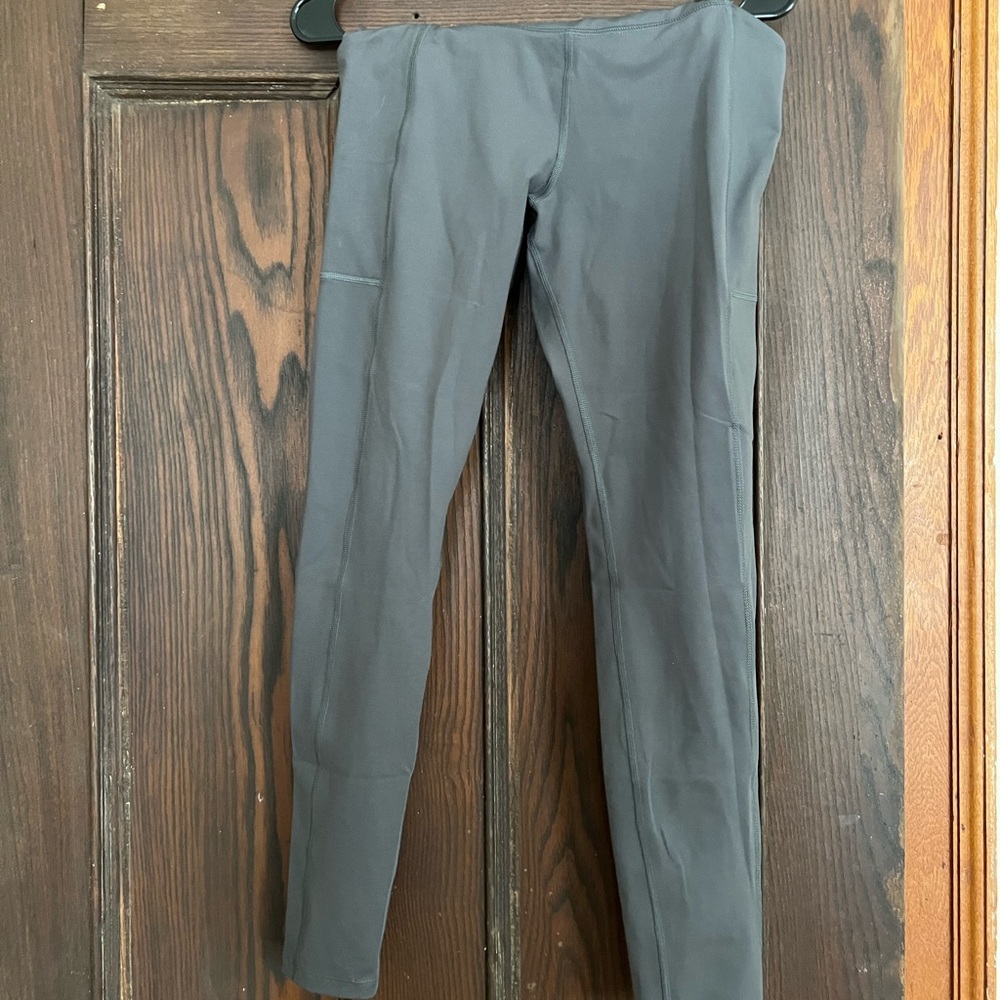 Girlfriend Collective Moon Grey Compressive Pocket Leggings